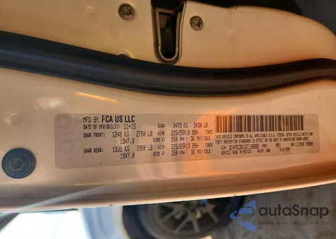 2016 Dodge Journey Sxt z USA, uszkodzony, nr VIN 3C4PDCBG1GT138982